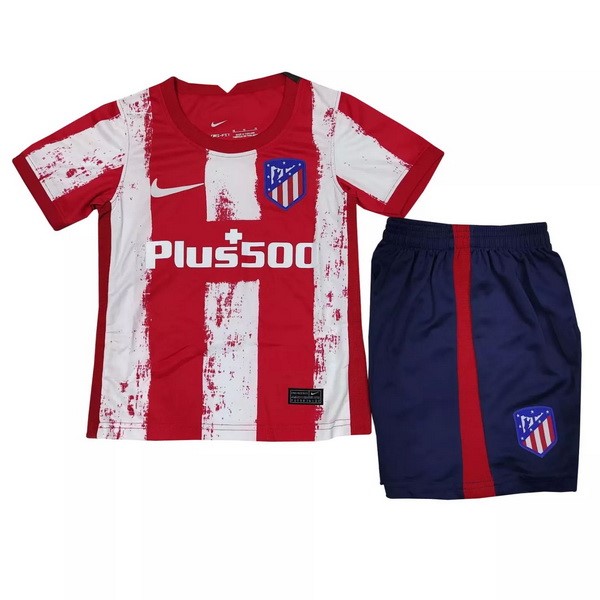 Trikot Atletico Madrid Heim Kinder 2021-22 Rote Fussballtrikots Günstig